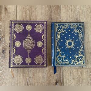 Peter pauper press gold print notebook nwot